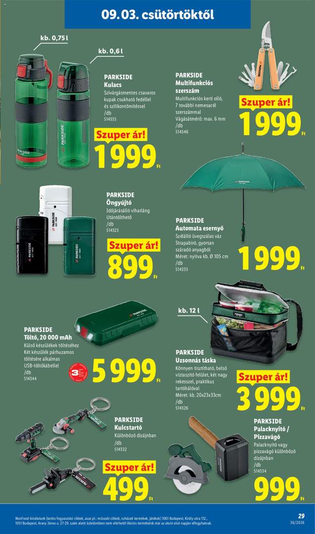 Új Lidl akciós újság 09.03.