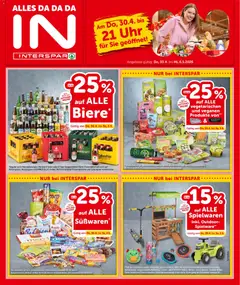 Vorschau der Angebote: Interspar Interspar Flugblatt - Vorarlberg gültig ab 30.04.2026