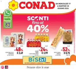Anteprima dell'opuscolo Conad volantino Lombardia dal negozio Conad valido da 17/06/2026