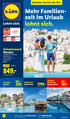 Vorschau der Angebote: Lidl Lidl April/Mai Reise - Highlights gültig ab 11.04.2026