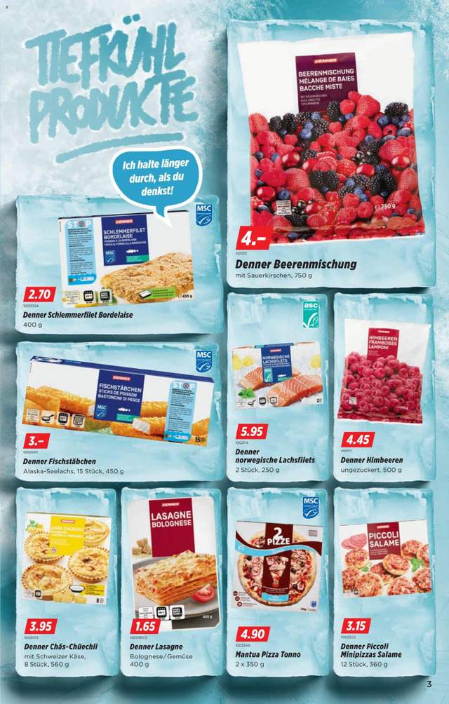 Neue Denner Aktionen ab 17.09.