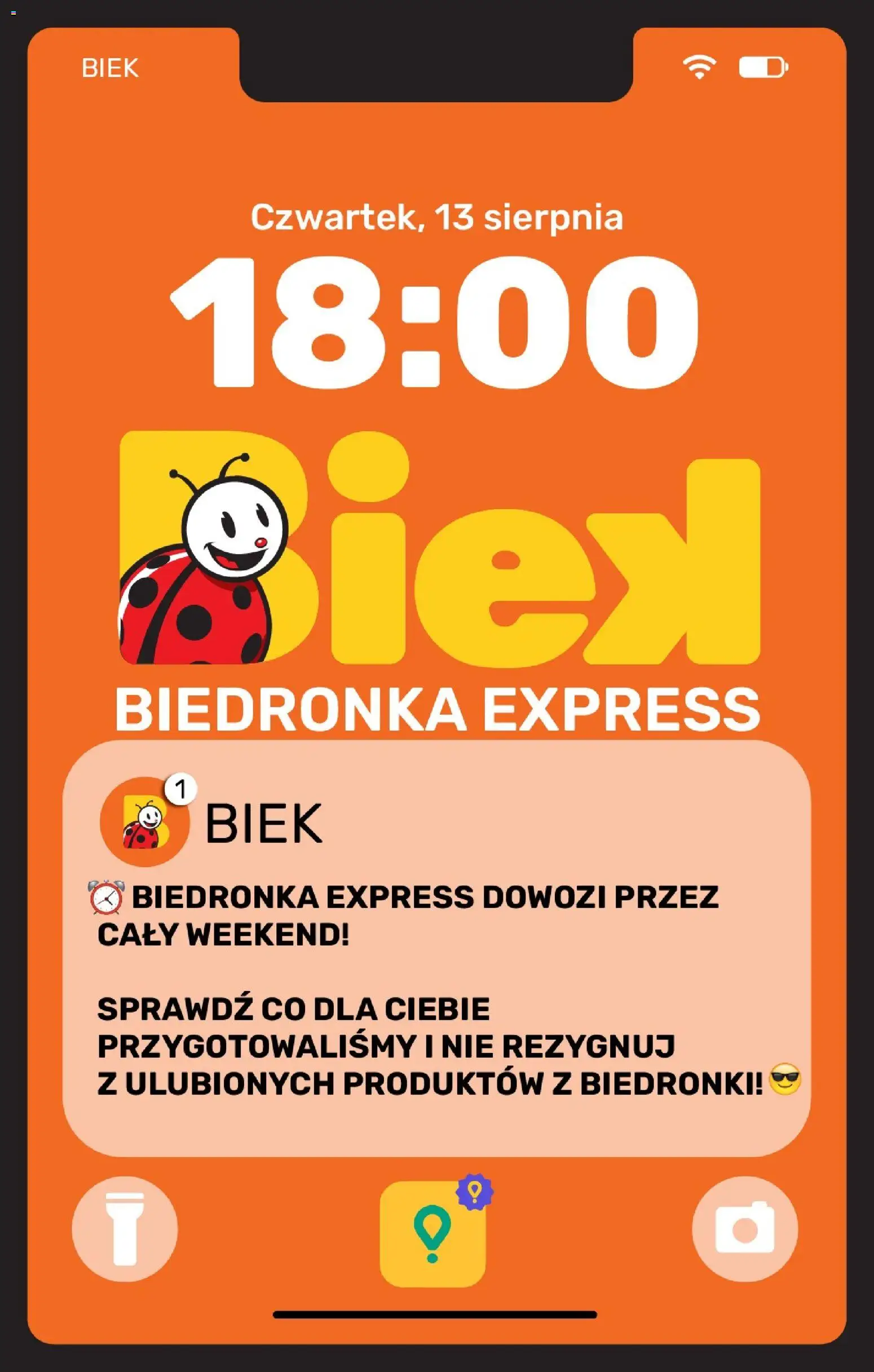 Pogląd gazetki "Biedronka gazetka - Biek" ze sklepu Biedronka ważnej od 13.08.2026