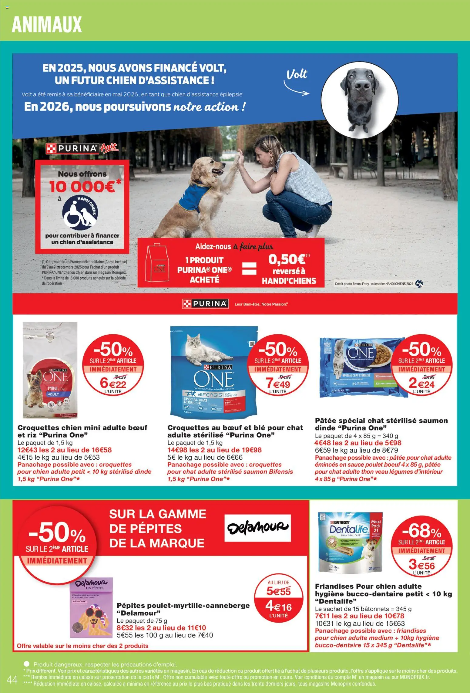 Prévisualisation de Monoprix catalogue du magasin Monoprix formulaire valide 08/09/2026 - Calendrier, Poulet, Saumon, Riz, Blé, Croquettes, Hygiène, Pâtée pour chat