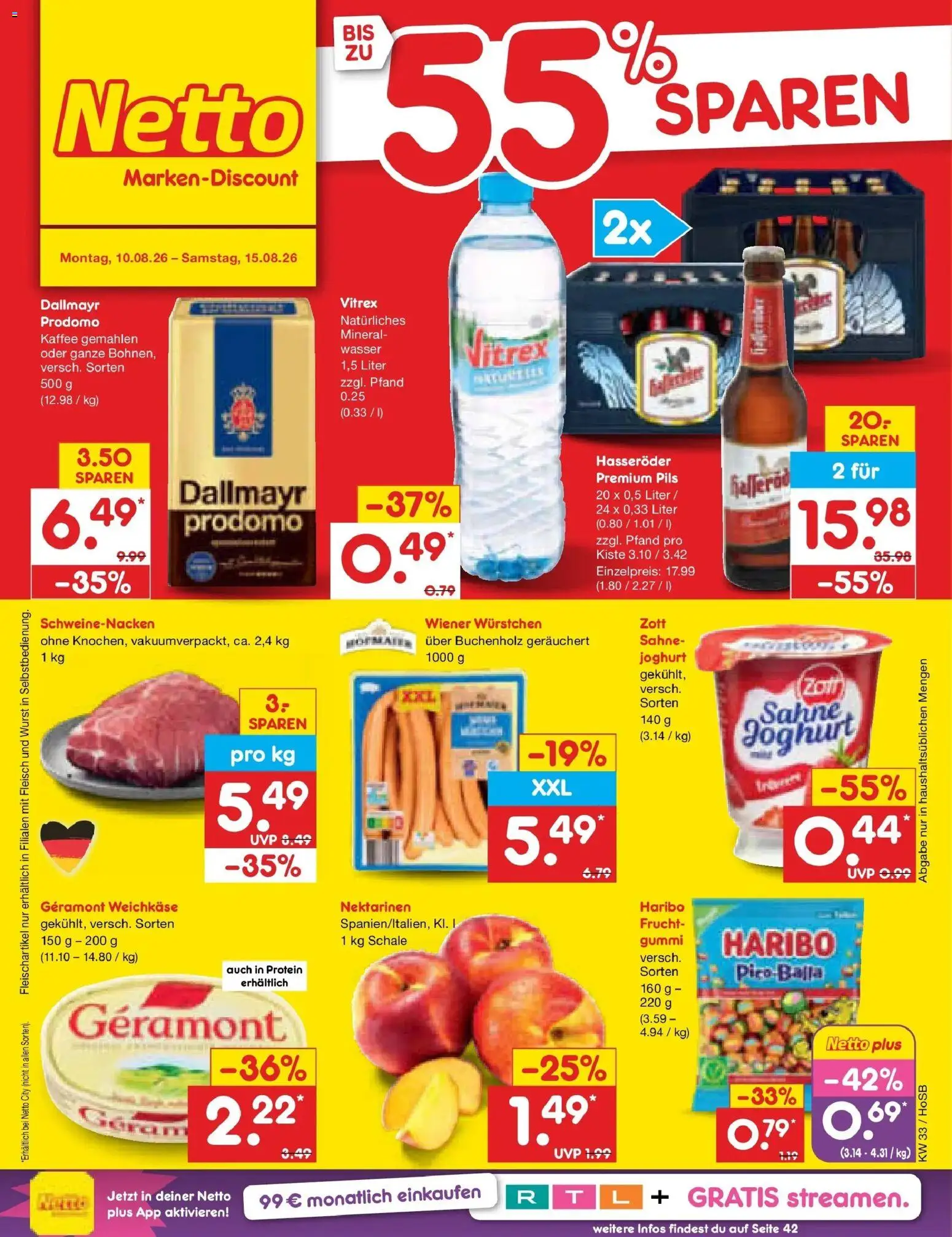 Vorschau von dem Prospekt des Geschäftes Netto Marken-Discount, gültig ab dem 10.08.2026