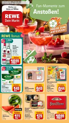 Vorschau von dem Prospekt des Geschäftes Rewe, gültig ab dem 14.06.2026