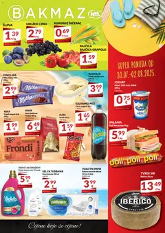 Pregled letka Bakmat Super Ponuda trgovine Bakmaz vrijedi od 30.07.2026