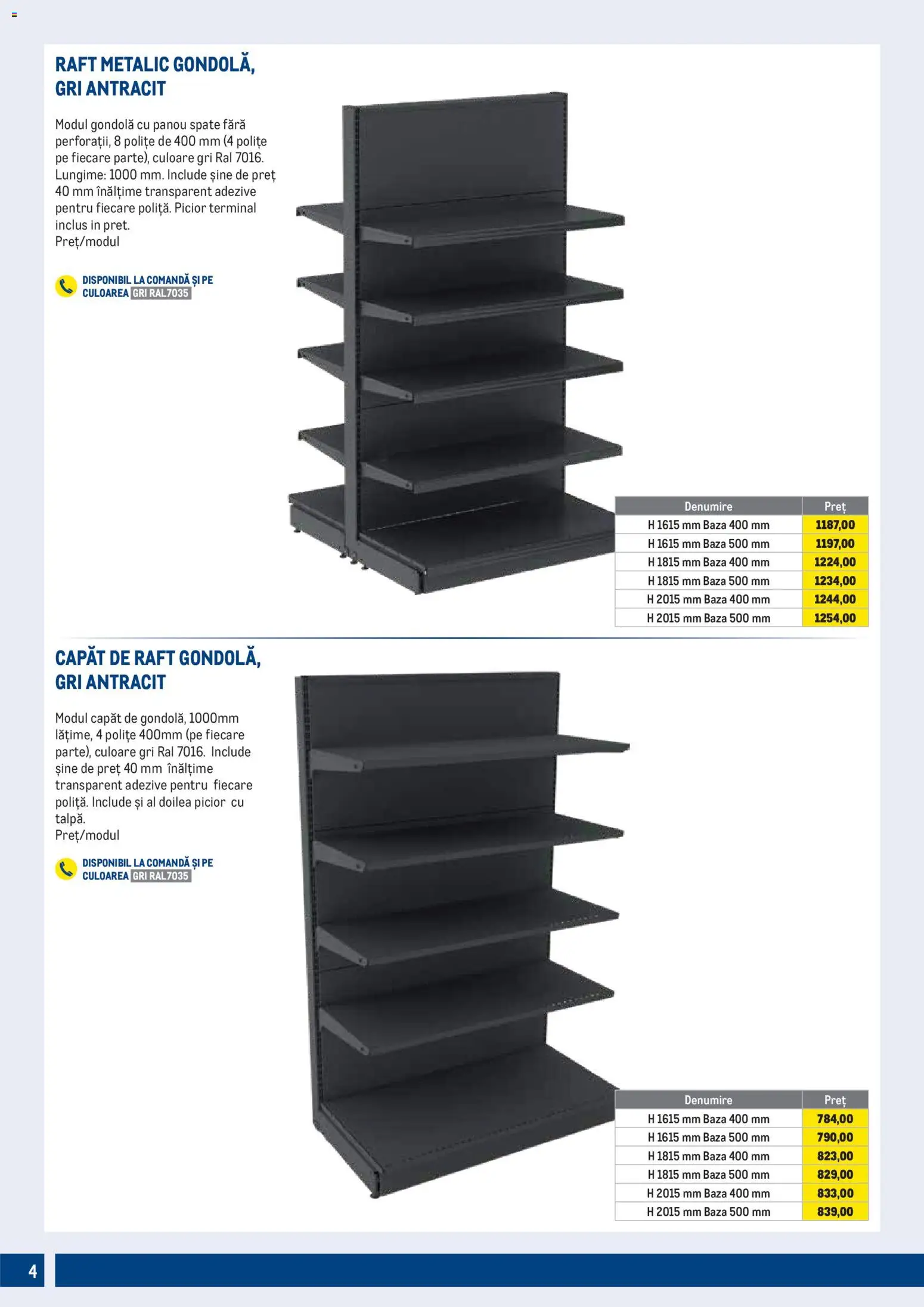 Previzualizarea de cataloage: Metro Metro Catalog Echipamente pentru magazinul tău valabil de la 01.10.2026 - Raft, Raft Metalic