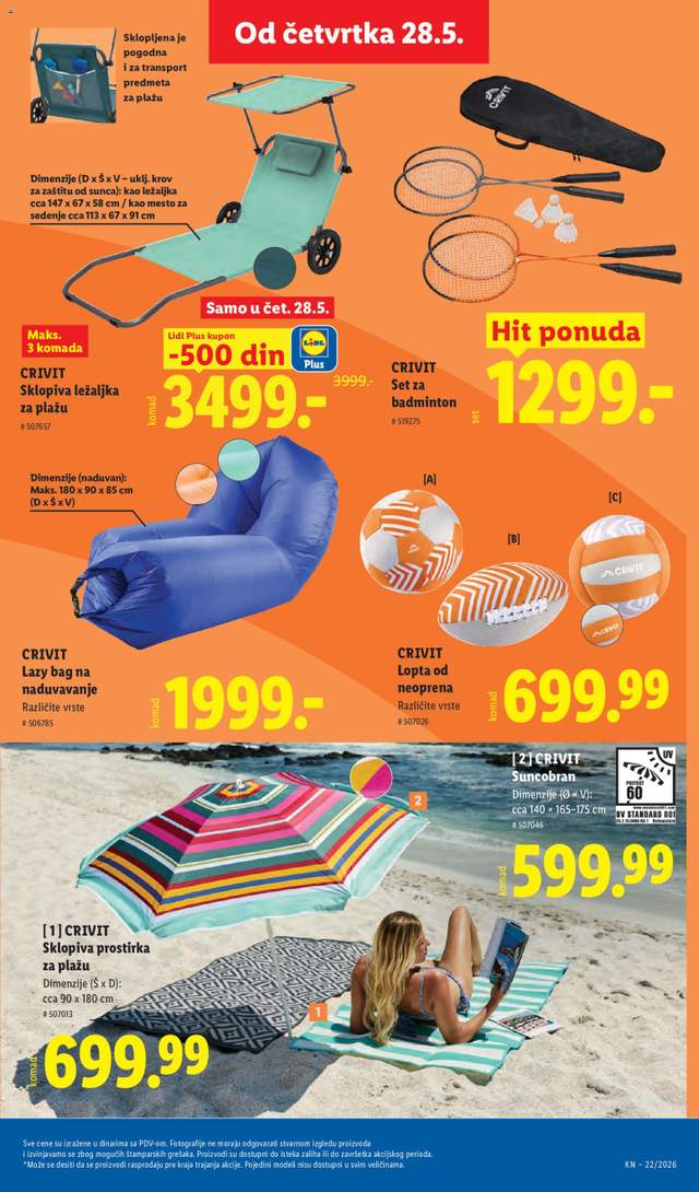 Novi Lidl katalog od 28.05.