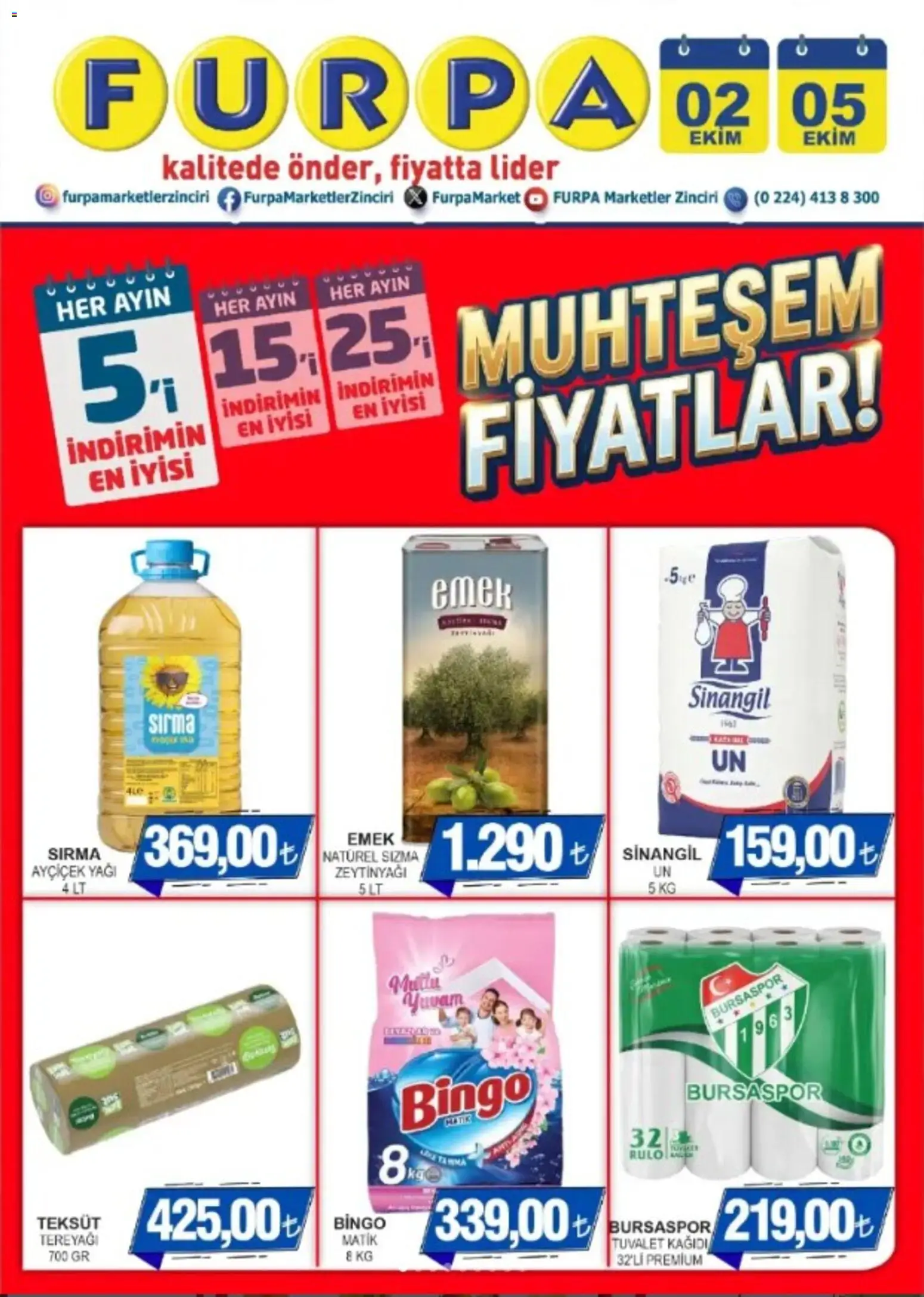 Furpa Furpa Katalog - Muhteşem Fiyatlar 02.10.2026 - Broşürünün önizlemesi