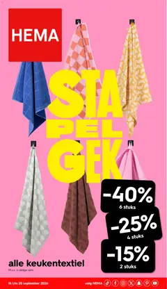 Voorbeeld van Hema Folder / Publicité van winkel Hema geldig vanaf 14/09/2026