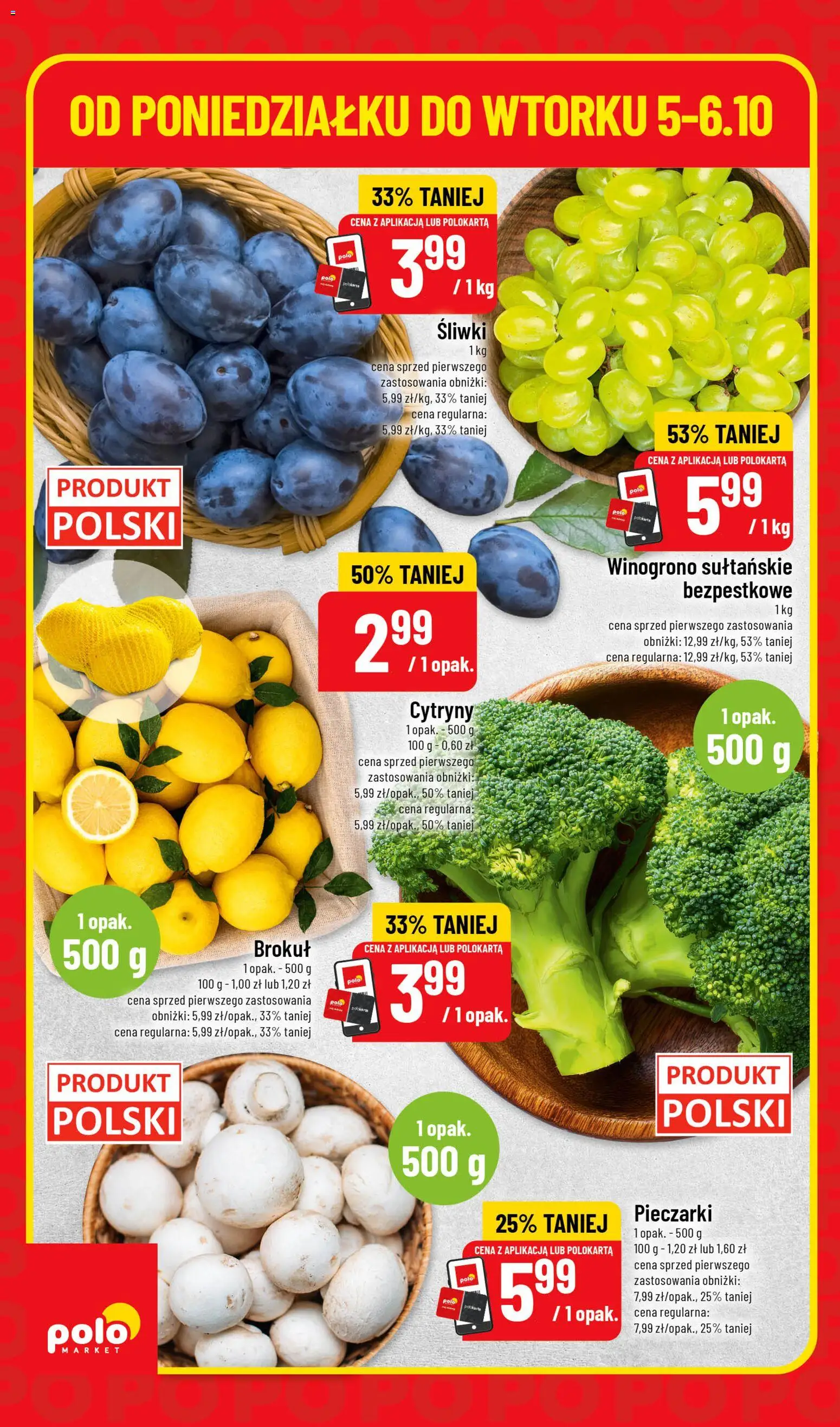 Pogląd gazetki "POLOmarket gazetka - Super Hity" ze sklepu POLOmarket ważnej od 05.10.2026