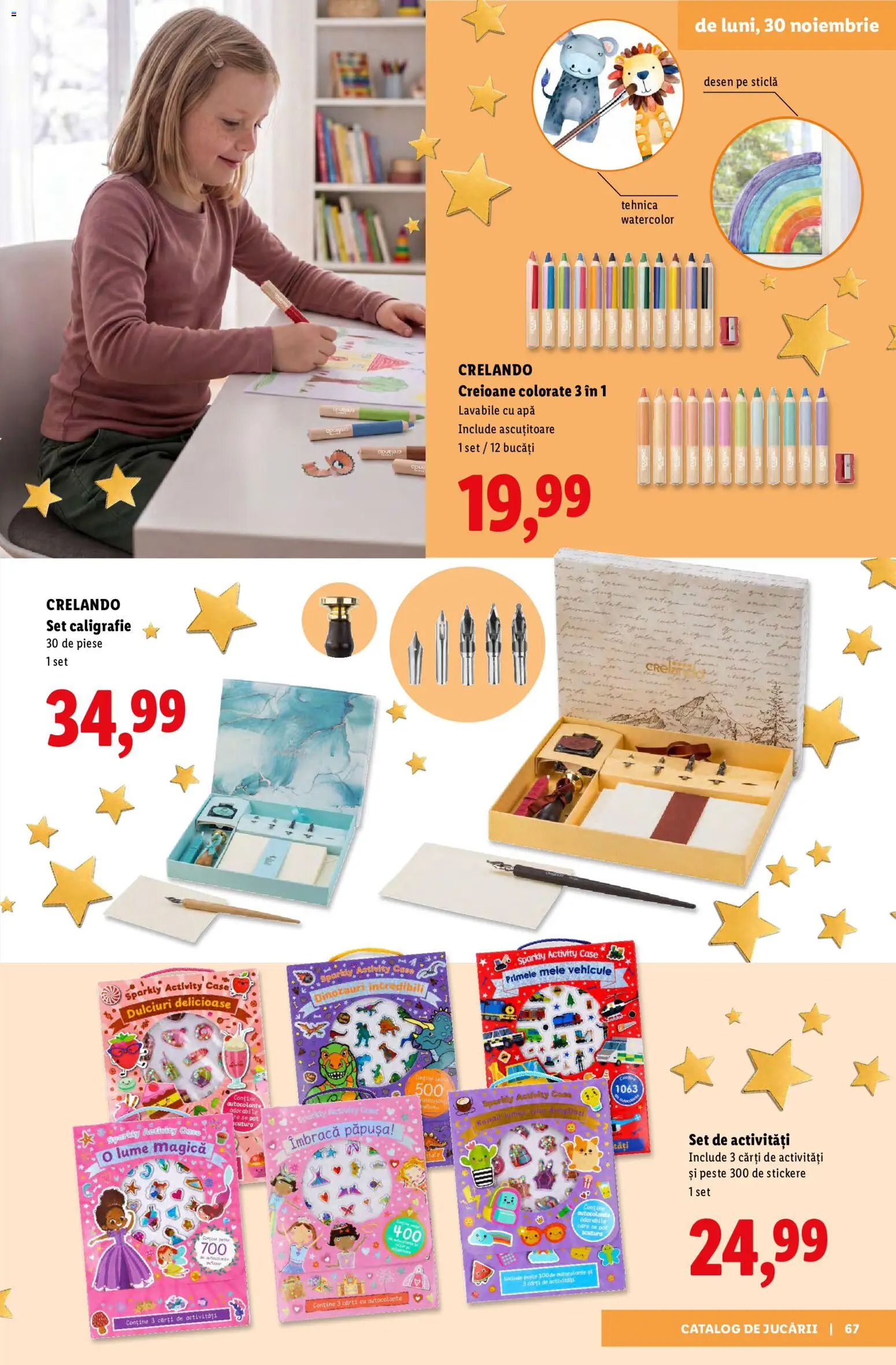 Previzualizarea de cataloage: Lidl Lidl Catalog De jucării valabil de la 02.11.2026 - Apă, Cărți, Pește, Ascuțitoare