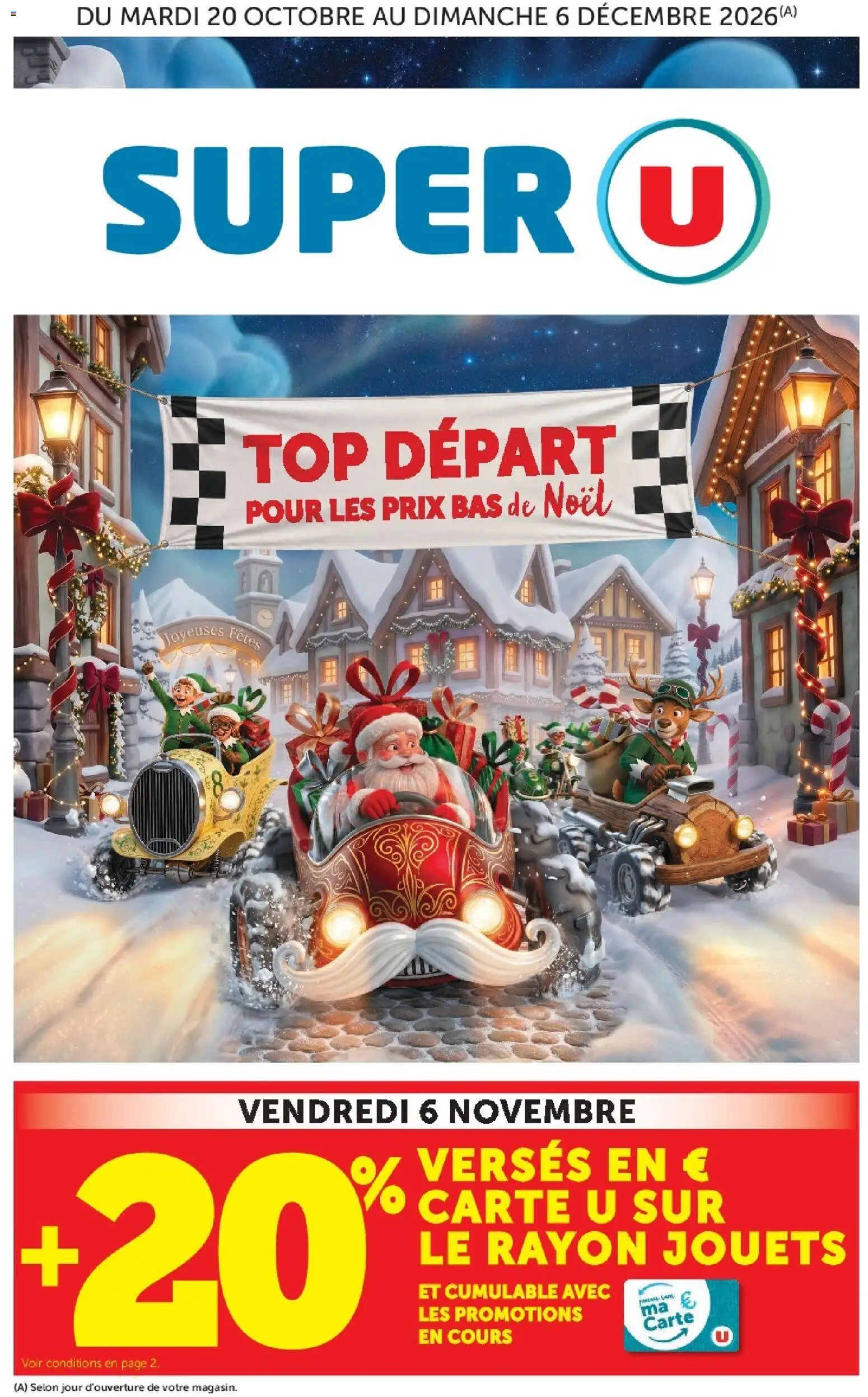 Prévisualisation de Super U - Prix bas de Noël du magasin Super U formulaire valide 20/10/2026 - Jouets