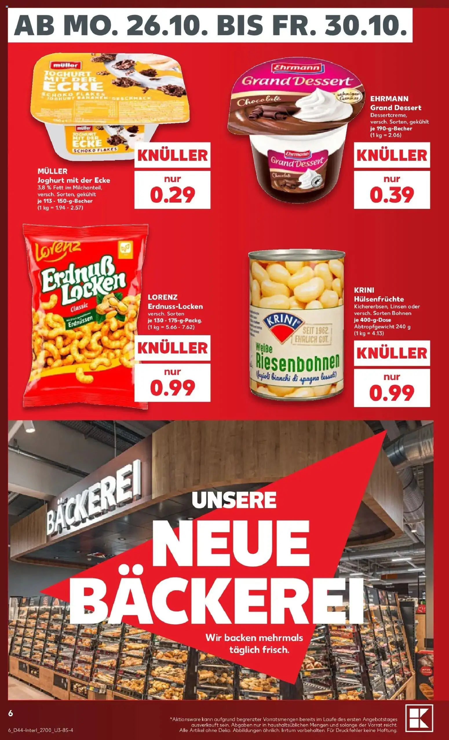 Vorschau von dem Prospekt des Geschäftes Kaufland, gültig ab dem 26.10.2026