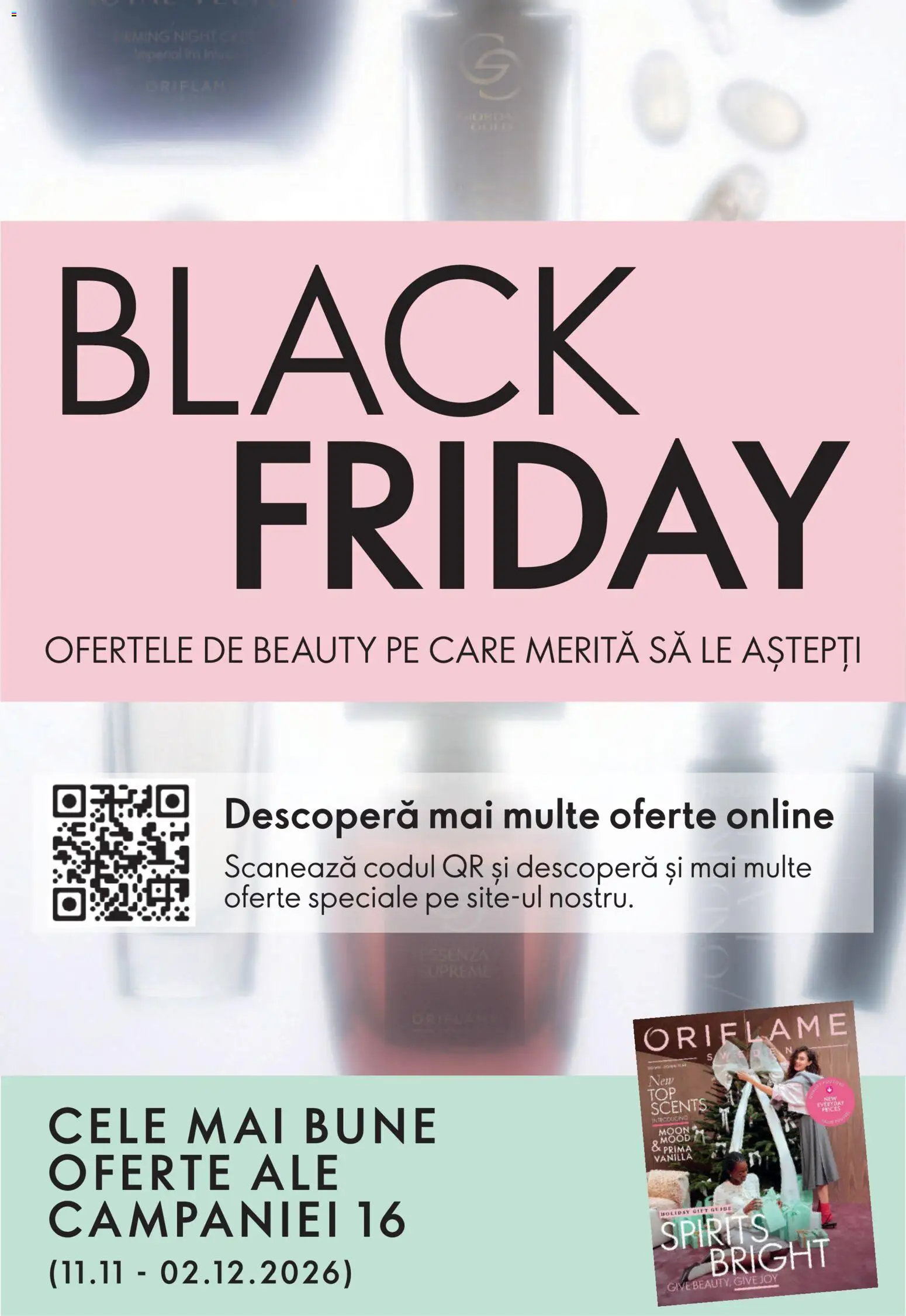 Previzualizarea de cataloage: Oriflame Oriflame Black Friday valabil de la 11.11.2026