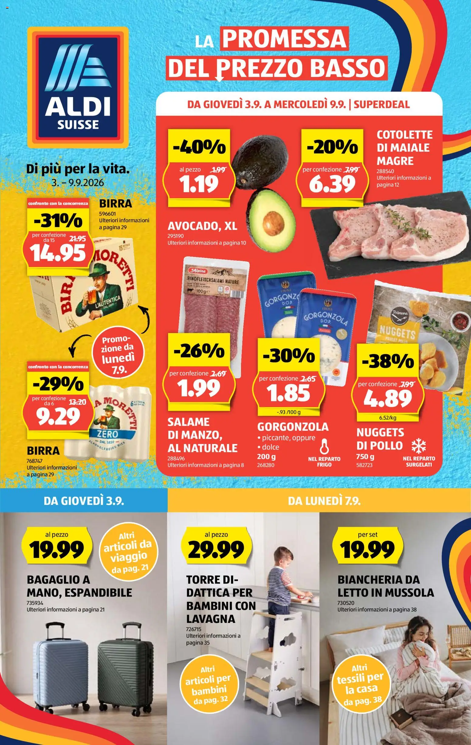 Vorschau des Merkblatts Aldi aktionen IT vom Shop Aldi gültig von 03.09.2026 bis 09.09.2026