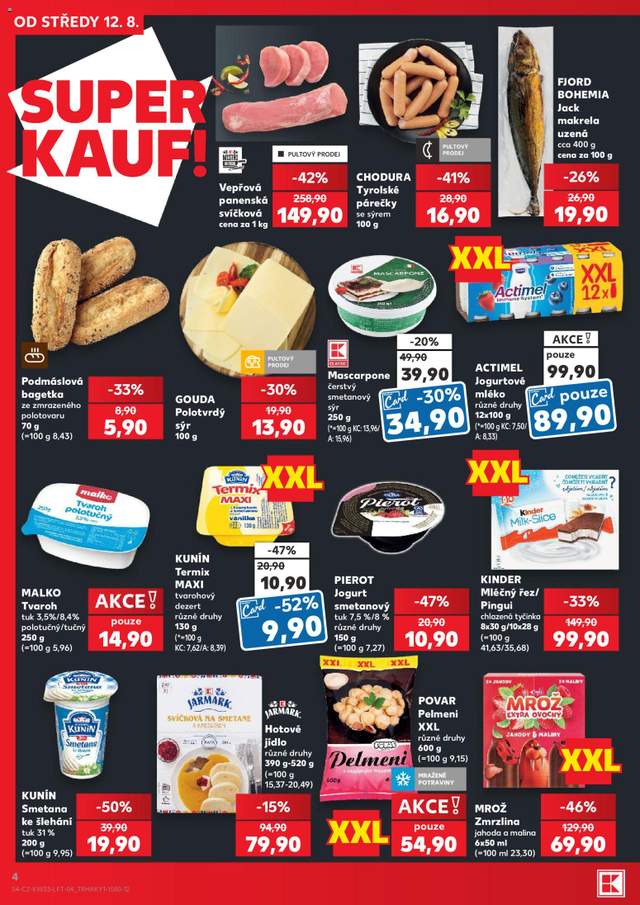 Nový Kaufland leták od 12.08.