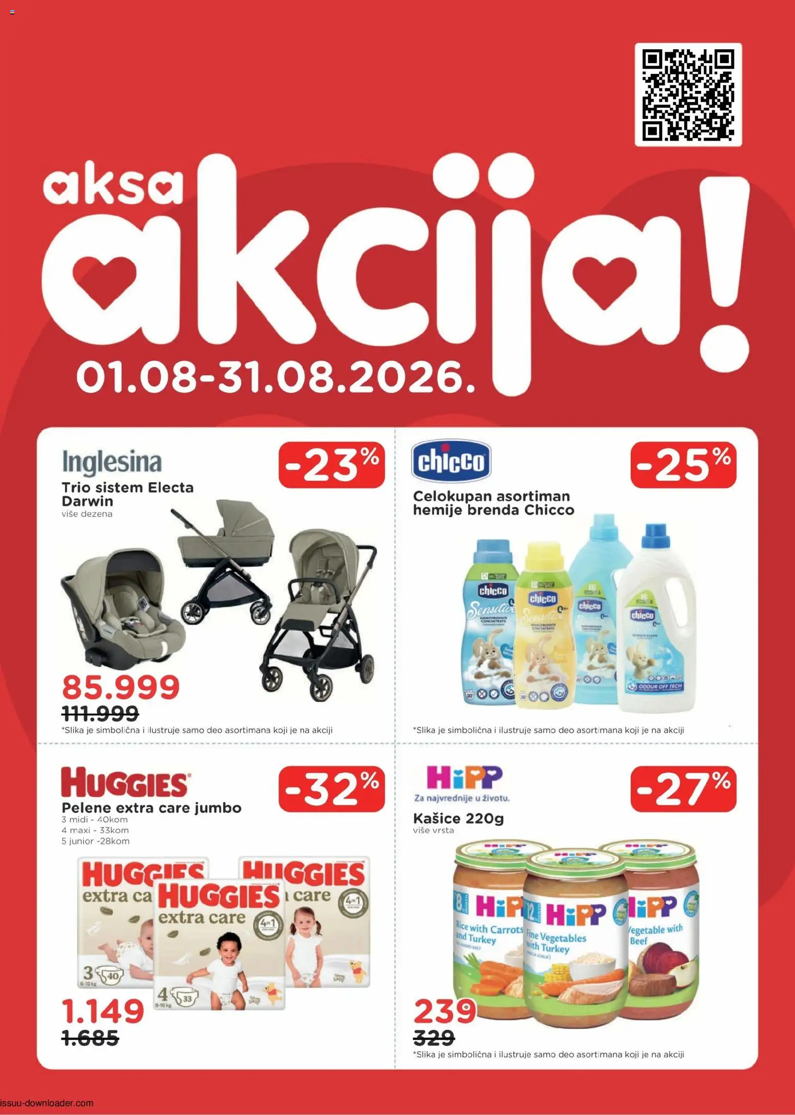 Pregled Aksa kataloga - važi od 01.08.2026 - Pelene