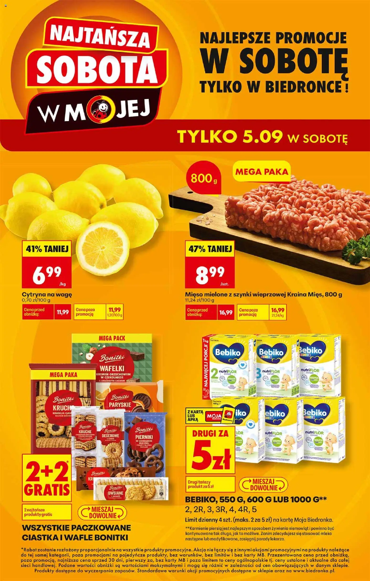 Náhled nabídky: Biedronka Polsko Biedronka Polsko leták - Najtansza sobota platný od 05.09.2026