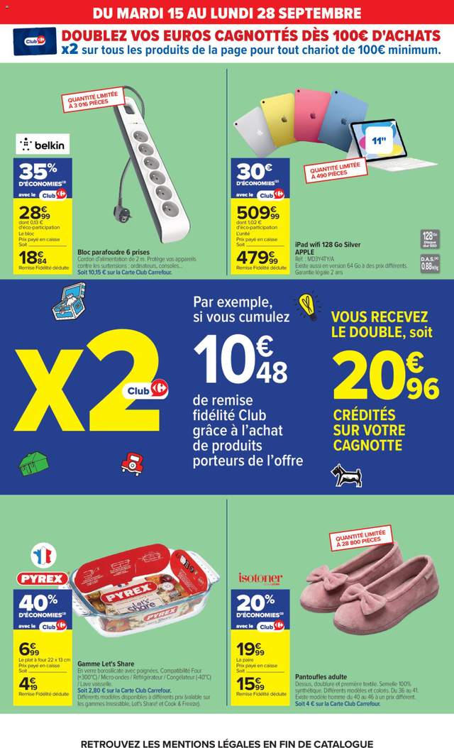 Nouveau catalogue Carrefour à partir du 15/09