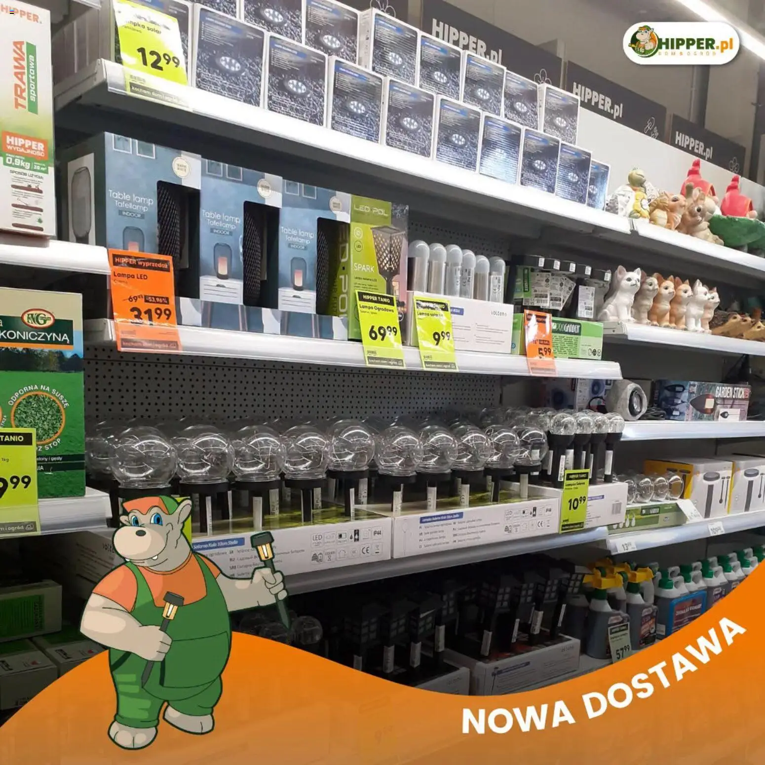 Pogląd gazetki "Hipper gazetka" ze sklepu Hipper ważnej od 10.07.2026 - Lampa, Lampa led
