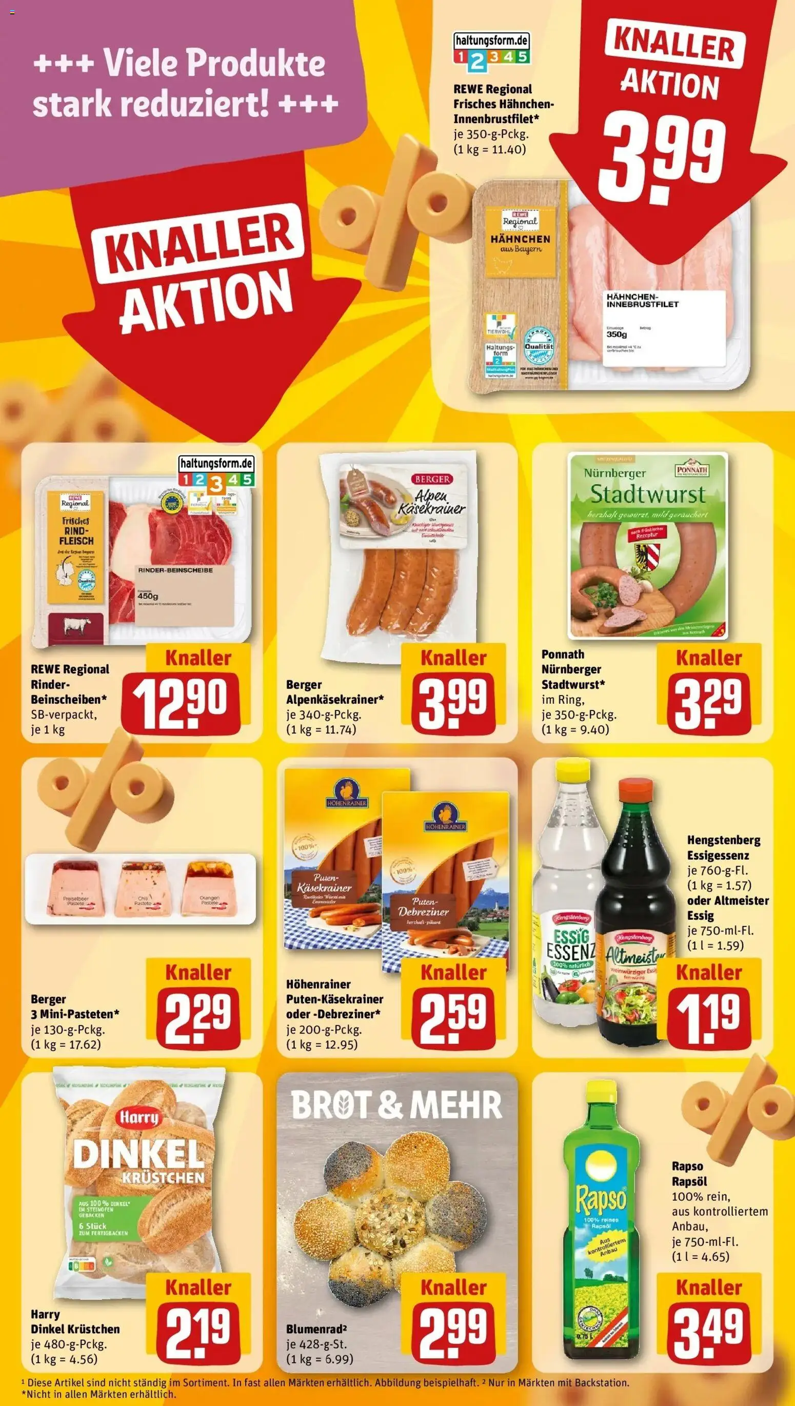 Vorschau von dem Prospekt des Geschäftes Rewe, gültig ab dem 26.10.2026