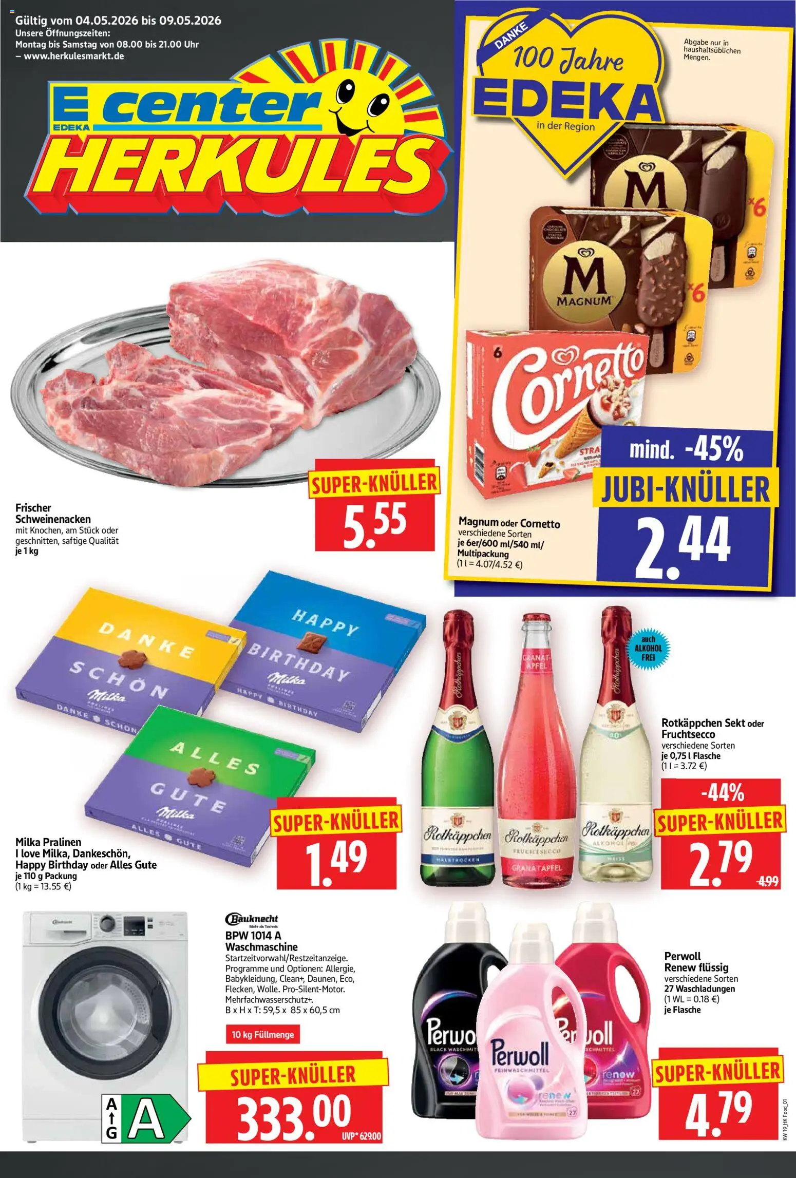 Vorschau von dem Prospekt des Geschäftes HERKULES, gültig ab dem 04.05.2026