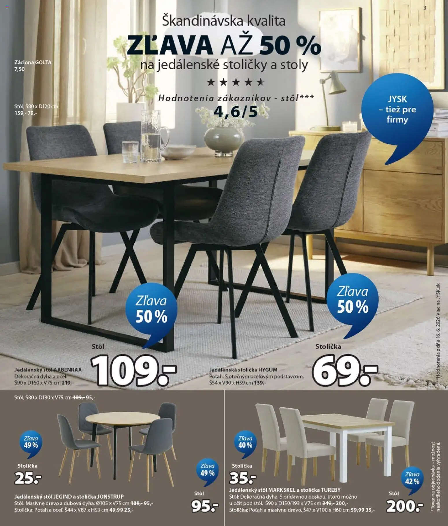 Náhľad JYSK letáku platného od 12.08.2026