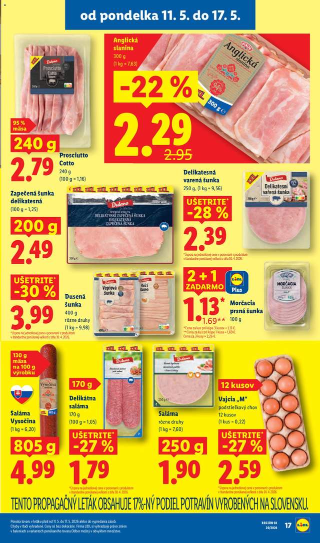 Nový Lidl leták od 11.05.