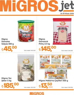 Migros Migros Katalog - Migros Jet Dijital 16.04.2026 - Broşürünün önizlemesi