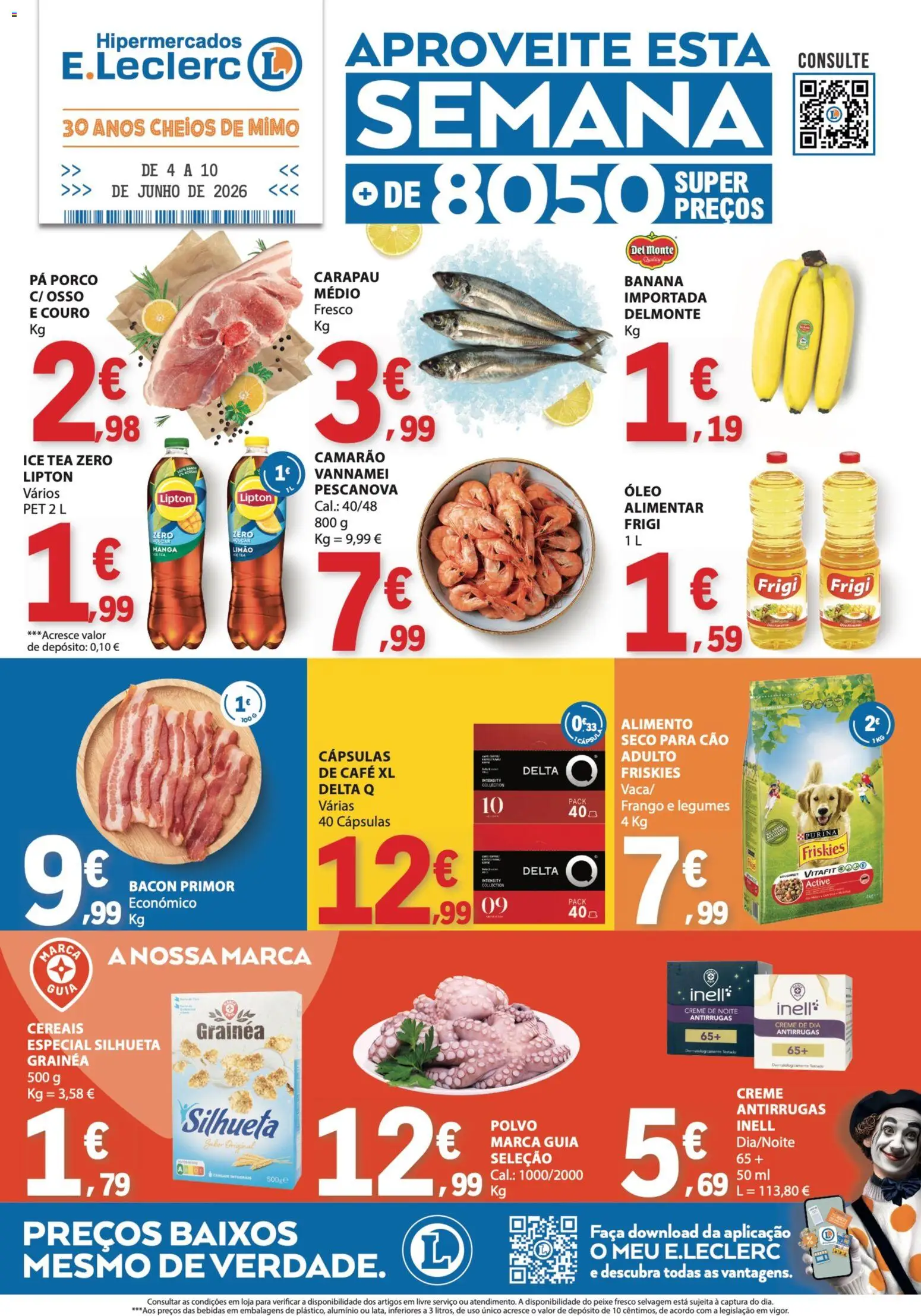 Pré-visualização do folheto da loja E.Leclerc válida a partir de 04/06/2026