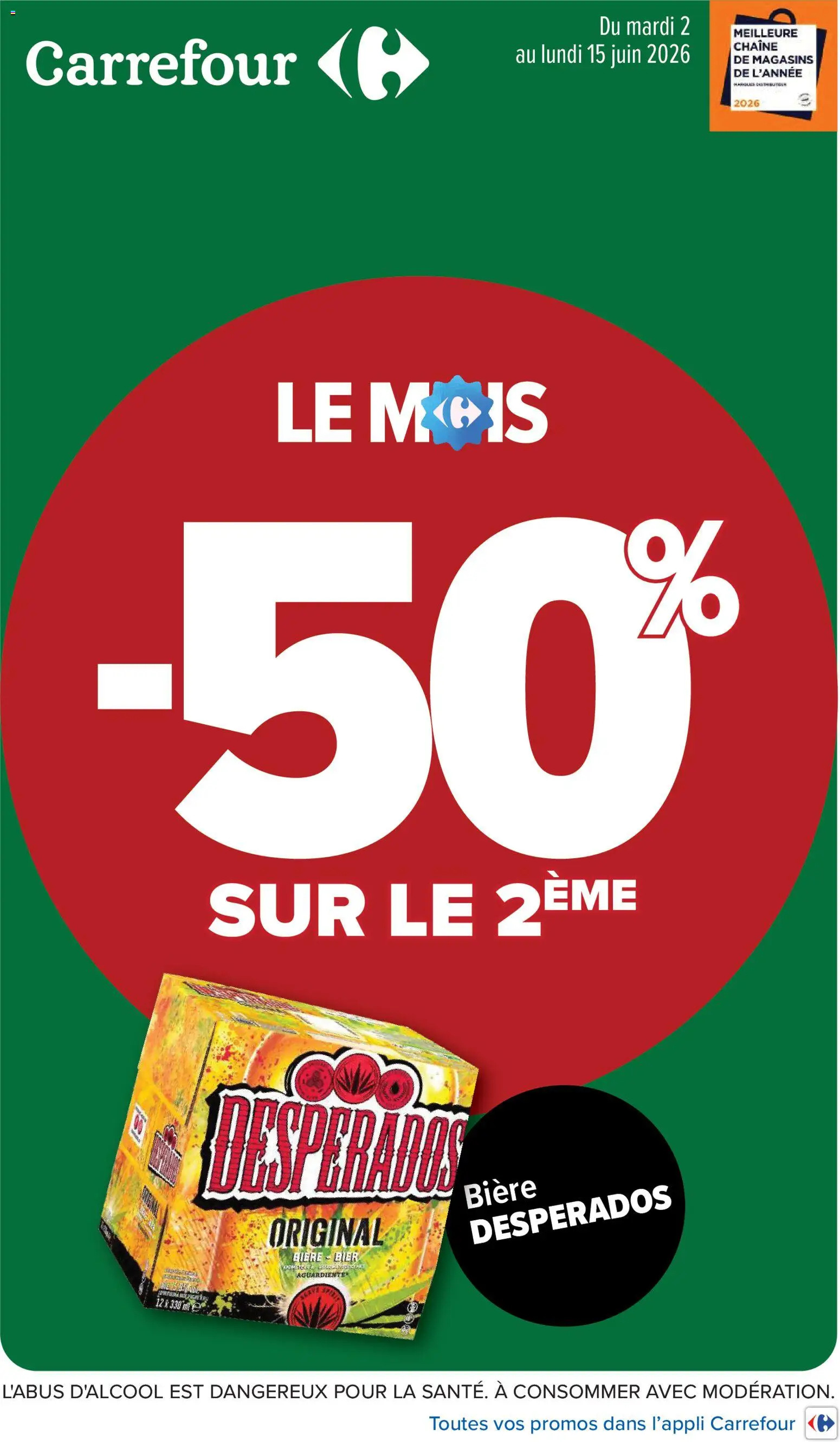 Prévisualisation de Carrefour Le mois des supporters du magasin Carrefour formulaire valide 02/06/2026