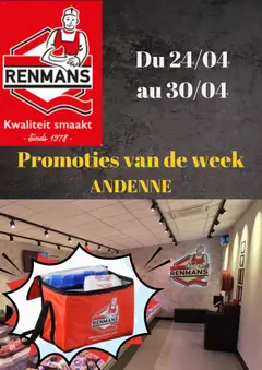 Prévisualisation de Renmans Folder / Publicité du magasin Renmans formulaire valide 24/04/2026
