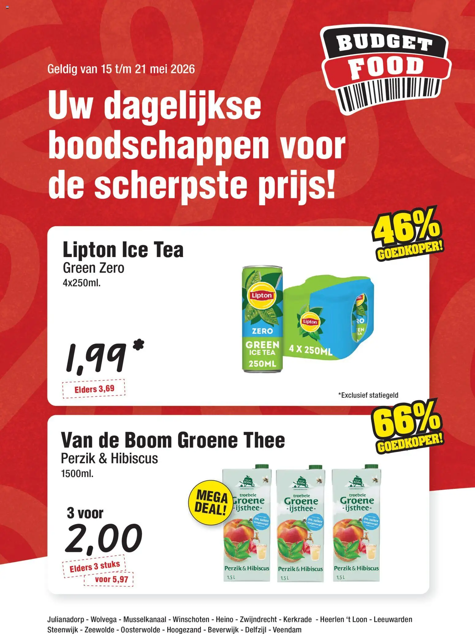 Voorbeeld van Budget Food folder van winkel Budget Food geldig vanaf 15-05-2026