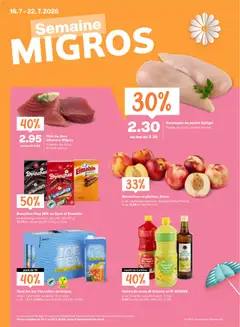 Vorschau des Merkblatts Migros aktionen FR vom Shop Migros gültig von 16.07.2026 bis 22.07.2026