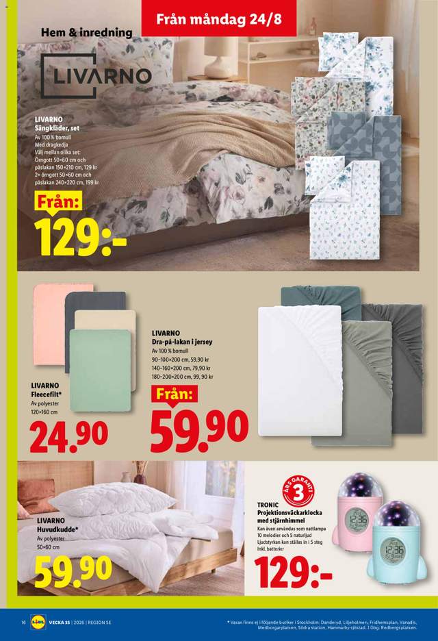 Nytt Lidl reklamblad från 24/08