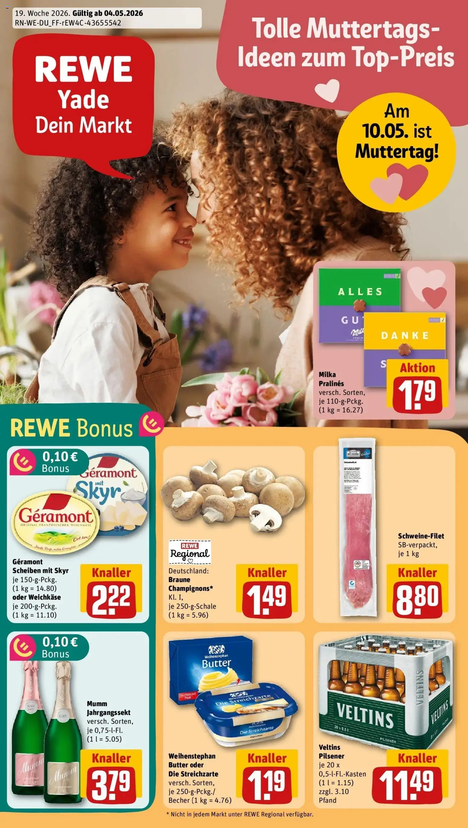 Vorschau von dem Prospekt des Geschäftes Rewe, gültig ab dem 04.05.2026