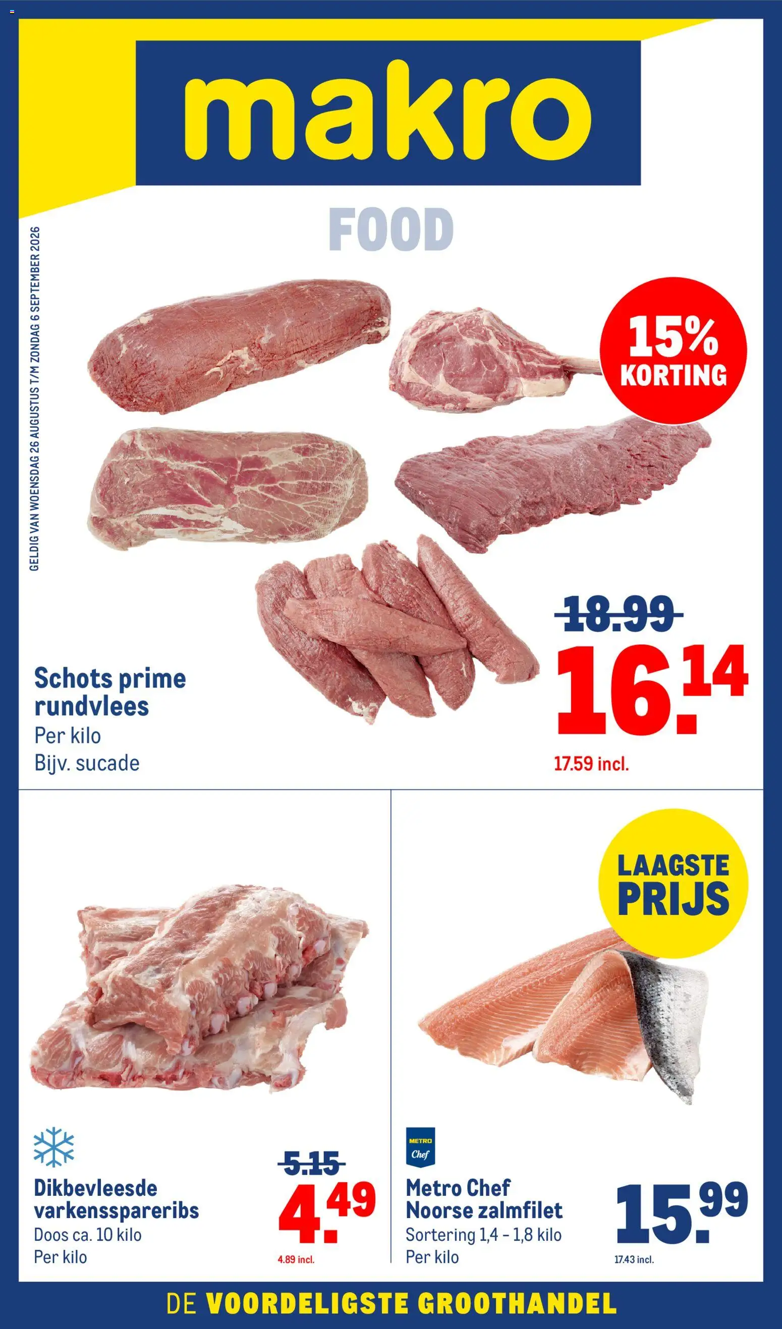 Voorbeeld van Makro folder van winkel Makro geldig vanaf 26-08-2026