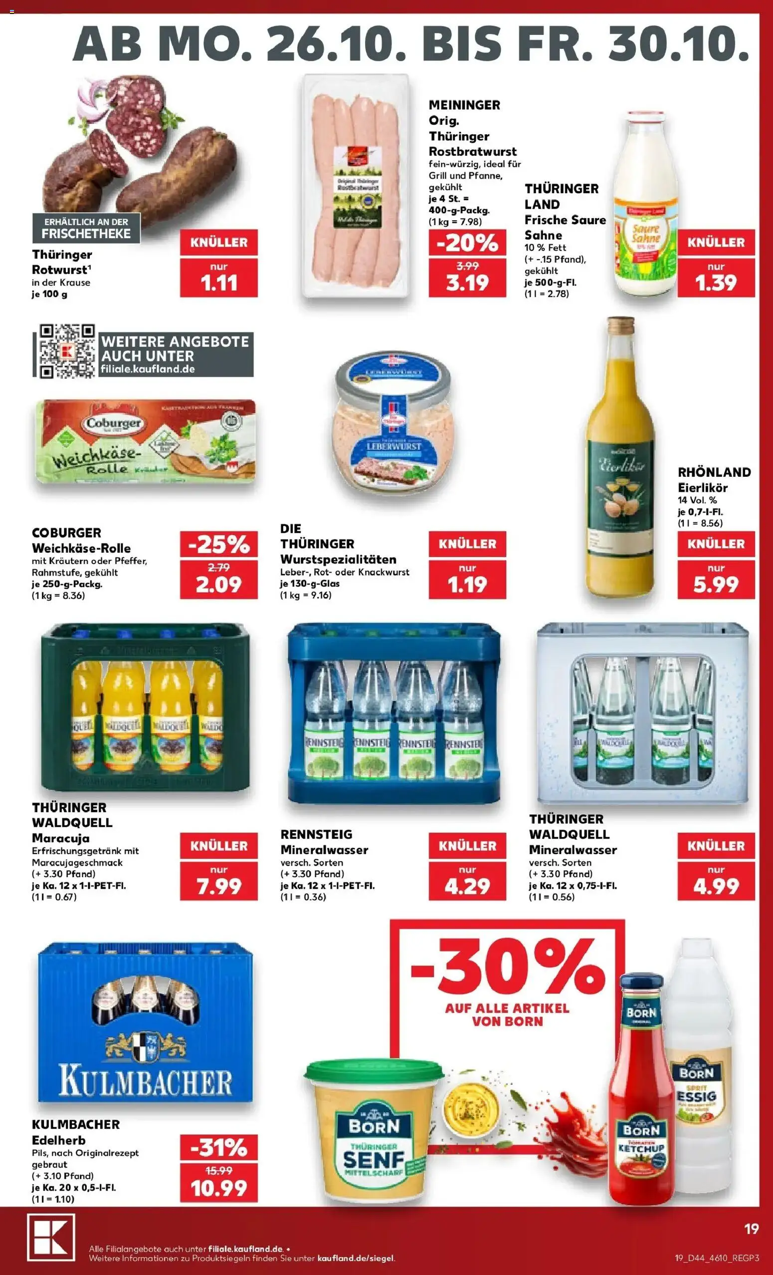 Vorschau von dem Prospekt des Geschäftes Kaufland, gültig ab dem 26.10.2026