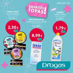 Drogas parduotuvės leidinio Drogas leidinys galiojančio nuo 2026.10.29 peržiūra