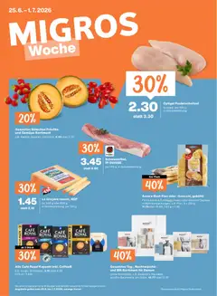 Vorschau des Merkblatts Migros aktionen vom Shop Migros gültig von 25.06.2026 bis 01.07.2026