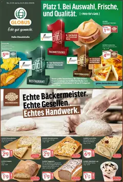 Vorschau von dem Prospekt des Geschäftes Globus, gültig ab dem 21.09.2026