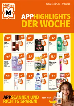 Vorschau des Merkblatts Müller aktionen vom Shop Müller gültig von 21.05.2026 bis 27.05.2026