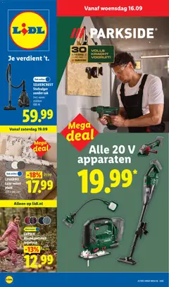 Voorbeeld van Lidl folder - Non Food folder - Week 38 van winkel Lidl geldig vanaf 16-09-2026