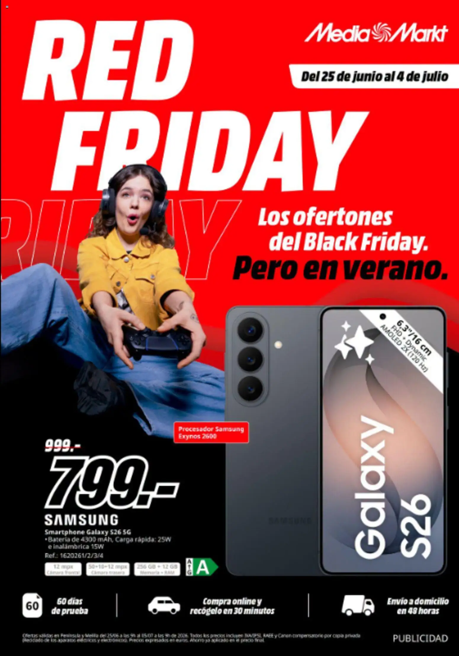 Vista previa del folleto de la tienda Media Markt válido desde el 25/06/2026 - Cámara, Batería, Smartphone
