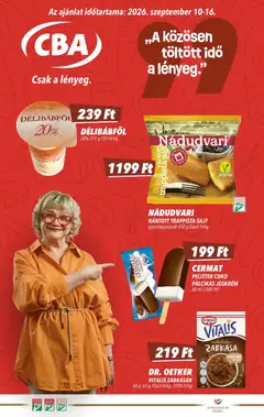 CBA - CBA akciós újság megtekintése, amely érvényes 2026.09.10.-től