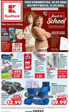 Voorbeeld van Kaufland DE -DE Folder van winkel Kaufland DE geldig vanaf 03-09-2026