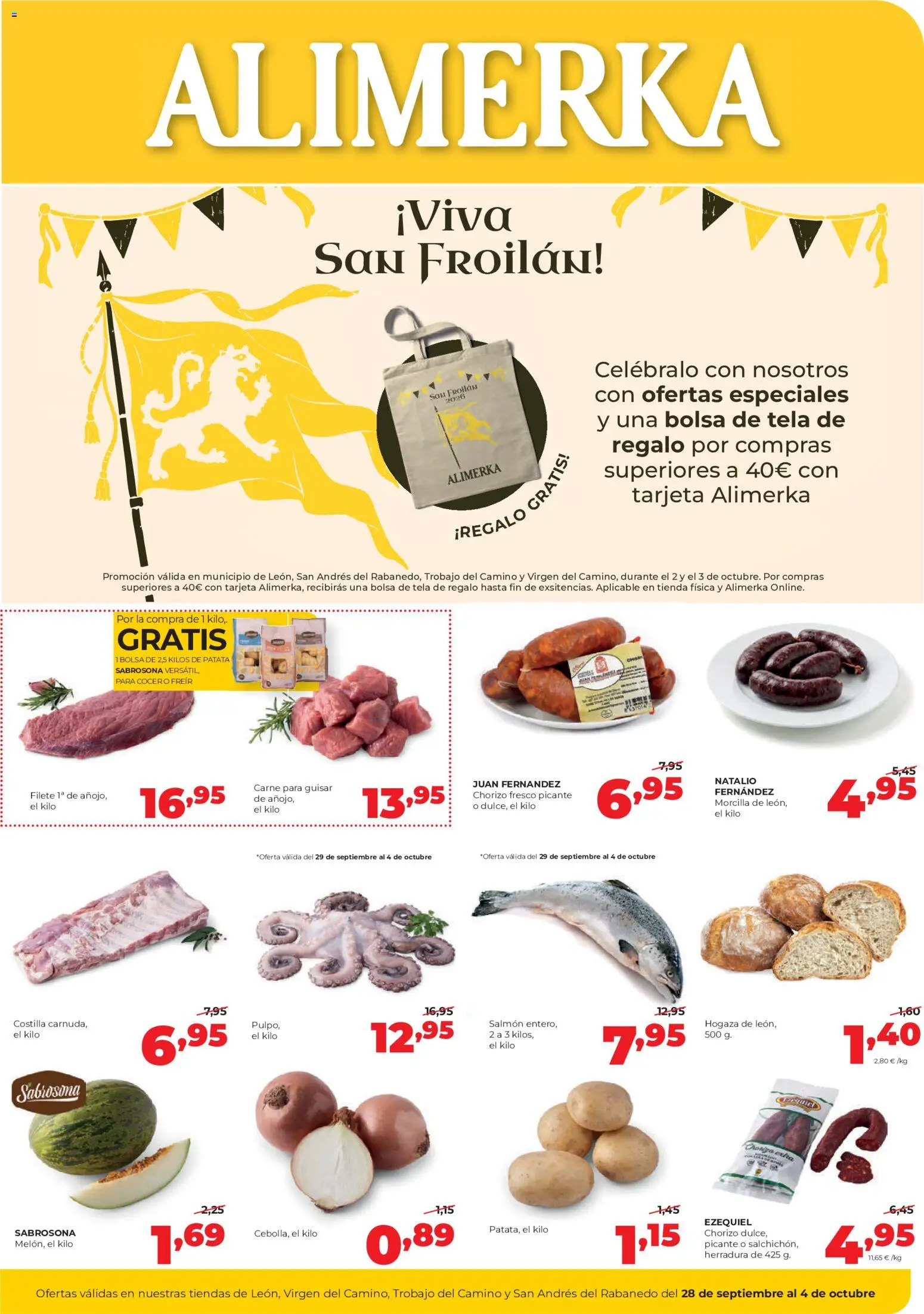 Vista previa del folleto de la tienda Alimerka válido desde el 28/09/2026 
