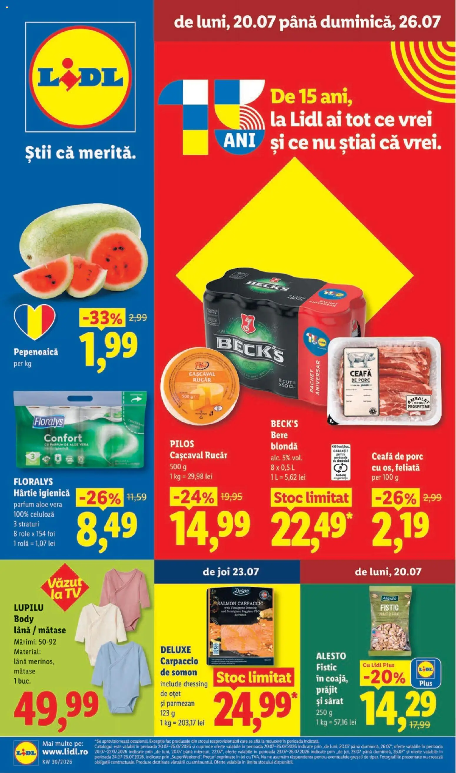 Previzualizarea de cataloage: Lidl Lidl Catalog valabil de la 20.07.2026