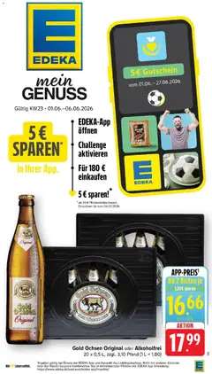 Vorschau von dem Prospekt des Geschäftes Edeka, gültig ab dem 01.06.2026